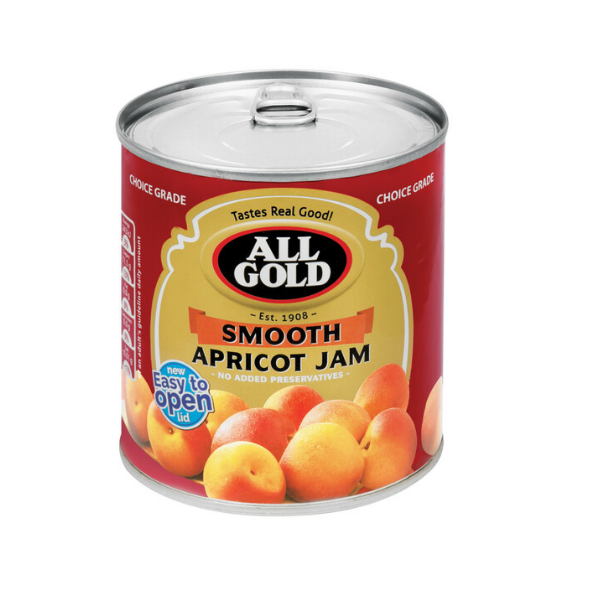 All Gold Smooth Apricot Jam (6 tins x 900g)