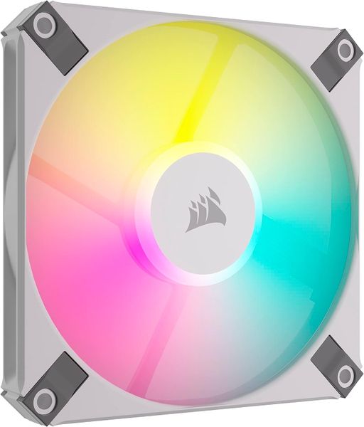 iCUE AF120 RGB SLIM 120mm PWM Fluid Dynamic Bearing Fan - Black Single Pack