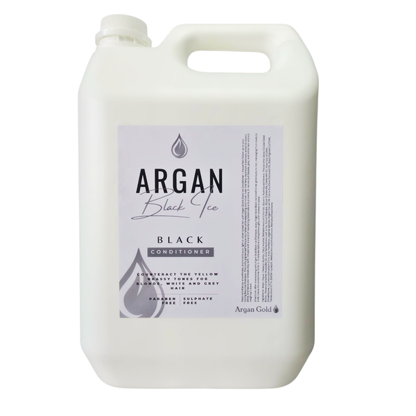 Black Ice Conditioner for Toning Blonde, White &amp; Grey Hair - 5L