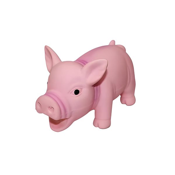 GNH Interactive Pet Squeaky Latex Toy - Pig