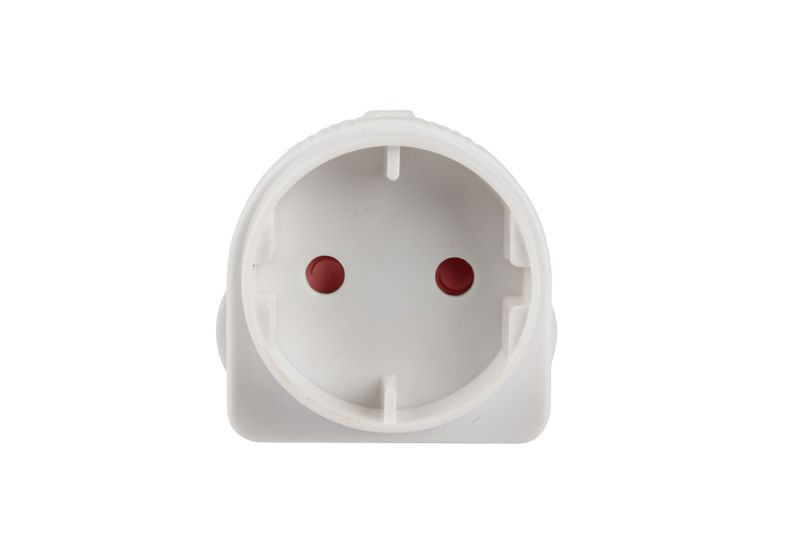 Electricmate Schuko Adaptor - White