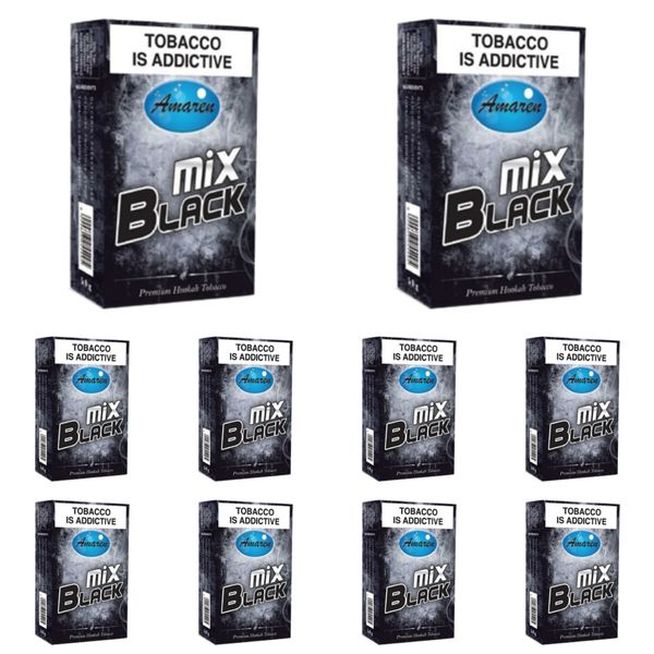 Amaren Hookah Flavor Carton - Black Mix (10 x 50g)
