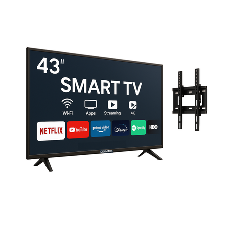 Digimark - 43" HD LED Smart TV with Wall Mount