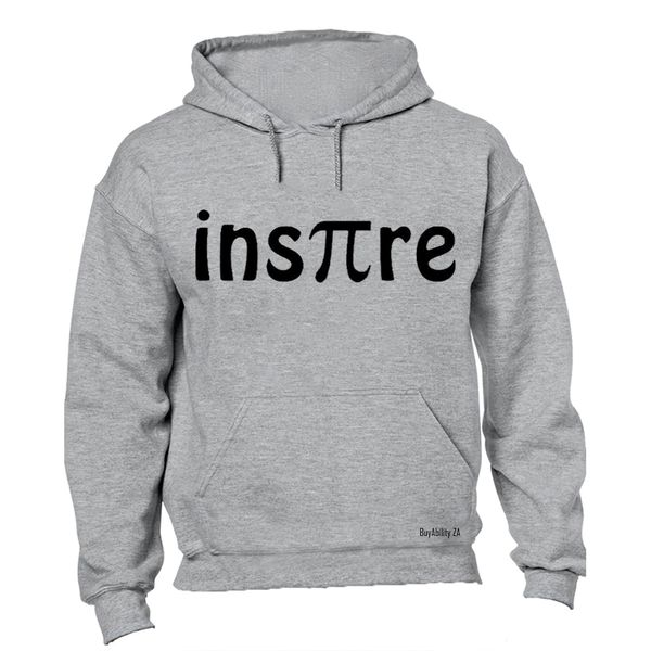 Ins-PIE-re - Mens - Hoodie - Grey