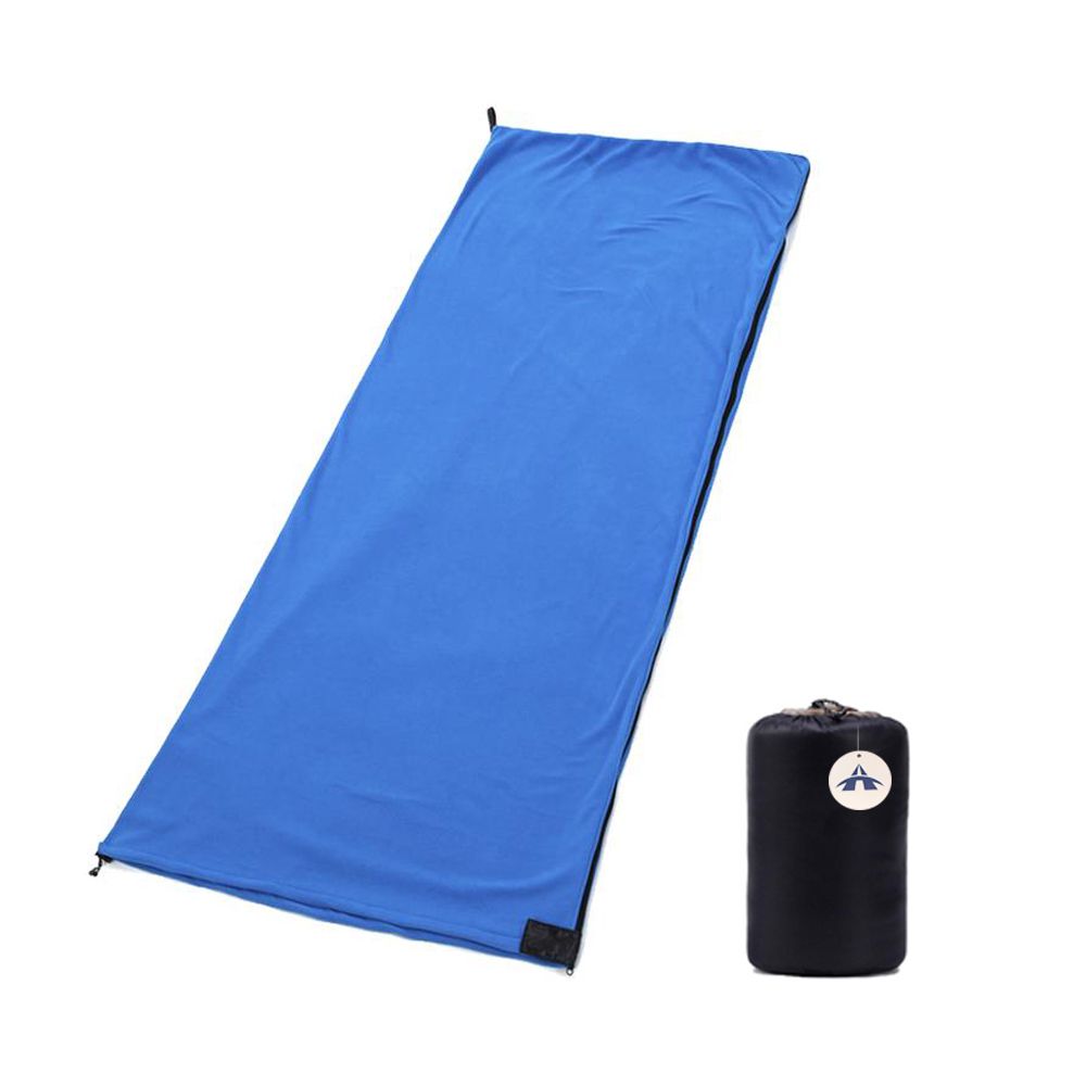 Alanes 180x80cm DoubleSided Zipper Sleeping Bag Liner for Travel
