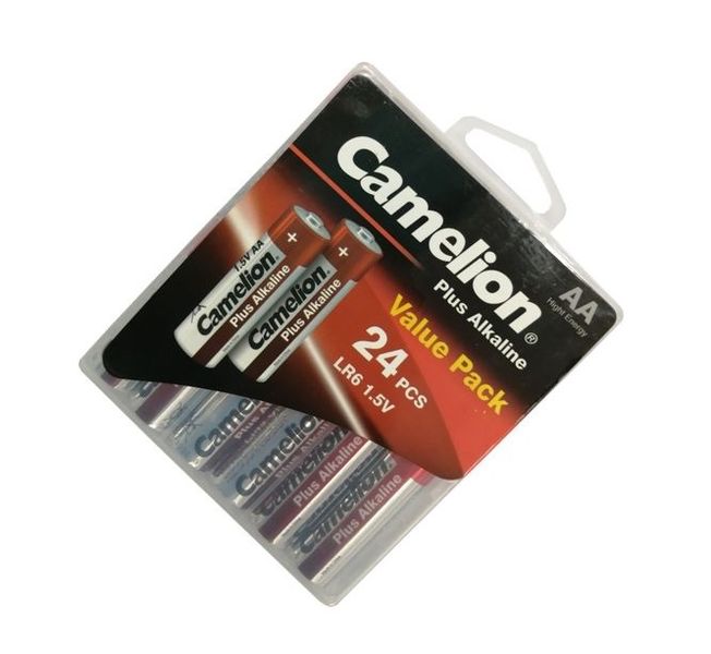 CAMELION LR6-PBH24 AA=Size Battery 1.5V Alkaline-24P/Pack