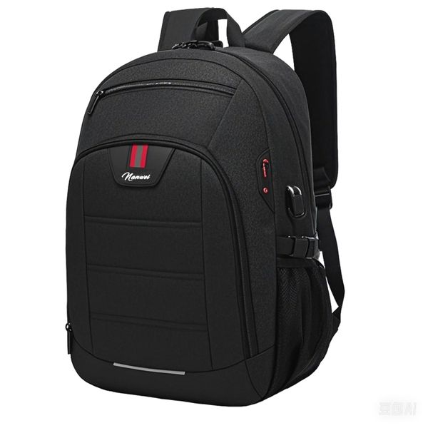 Anti-Theft Backpack Laptop Bag with USB Charging &amp;Headphone Port &amp; Lockable