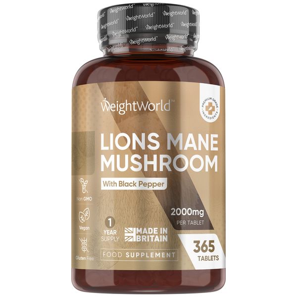 Lions Mane Tablets 1 Year Supply