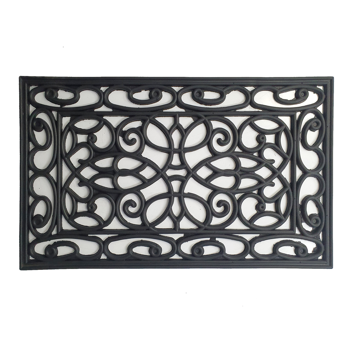 MasterMat Rubber Scroll Doormat 100 Rubber Shop Today. Get it