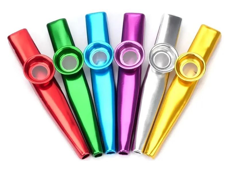 Metal Kazoo Musical Intrument Set - 6pcs