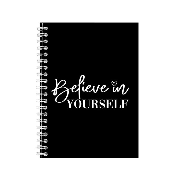 Yourself A5 Notebook Spiral Lined Motivational Sayings Graphic Notepad 185