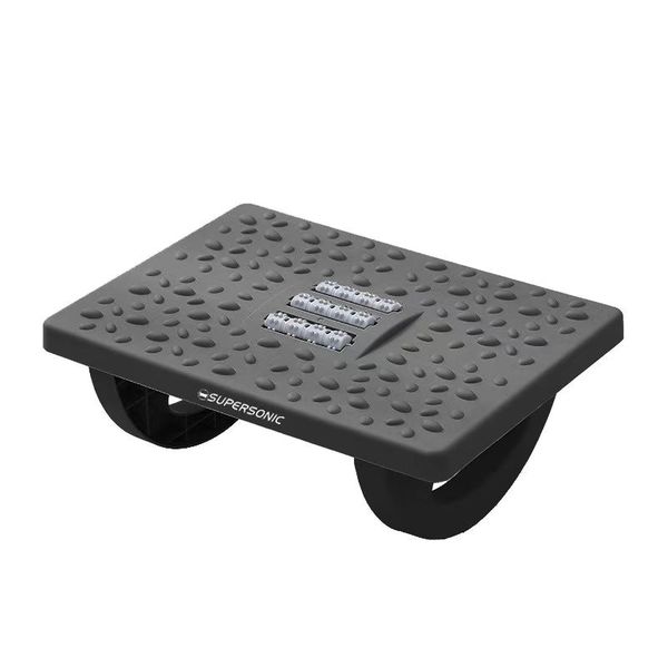 Supersonic Ergonomic FootRest Desk Foot Stool with Massage Function