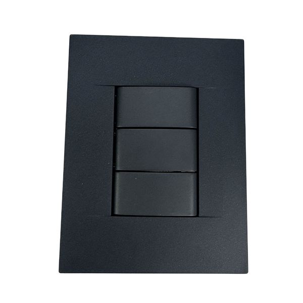 ACDC - Gewiss Satin Black Chorus Geo 3 Lever 1P 16A