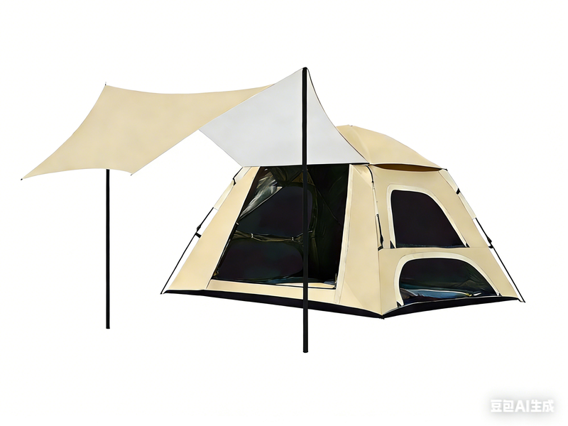 Portable Camping Tent - Waterproof &amp; Windproof for Outdoor Camping
