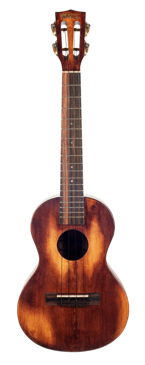 Mahalo Solid Wood Tenor Ukulele - Historic Brown