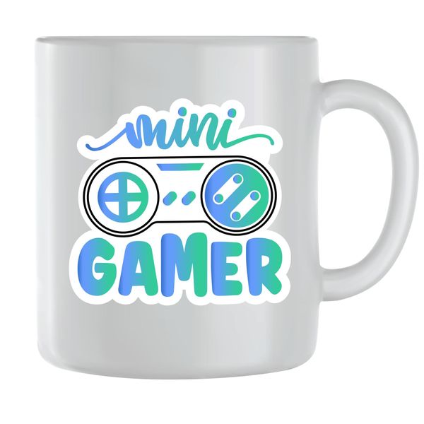 Mini Gamer1 Coffee Mugs for Men Women Gaming Graphic Design Cups Present112