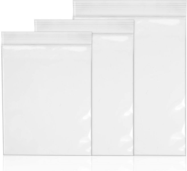 Zipper Bags - Pack of 300 in 3 Sizes