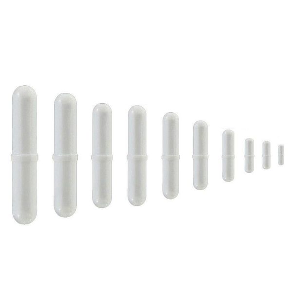 10Pcs Ptfe Magnetic Stirrer Mixer Stir Bar Spinbar Stirring