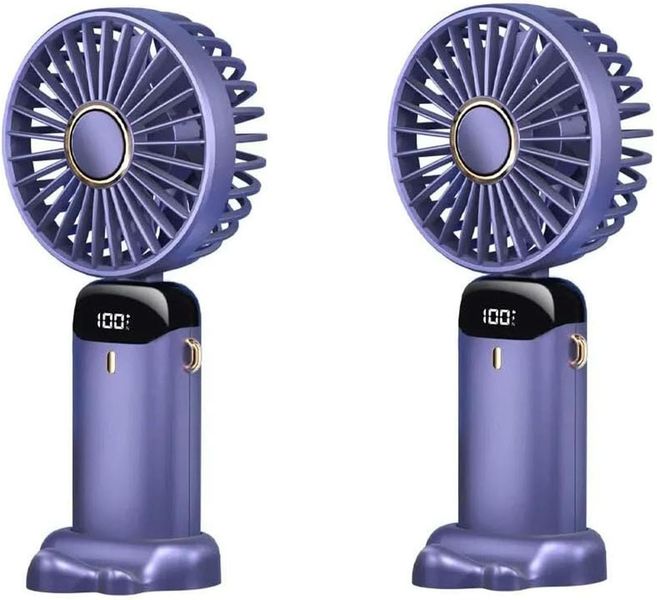 Portable Handheld USB Rechargeable Fans with 5 Speeds