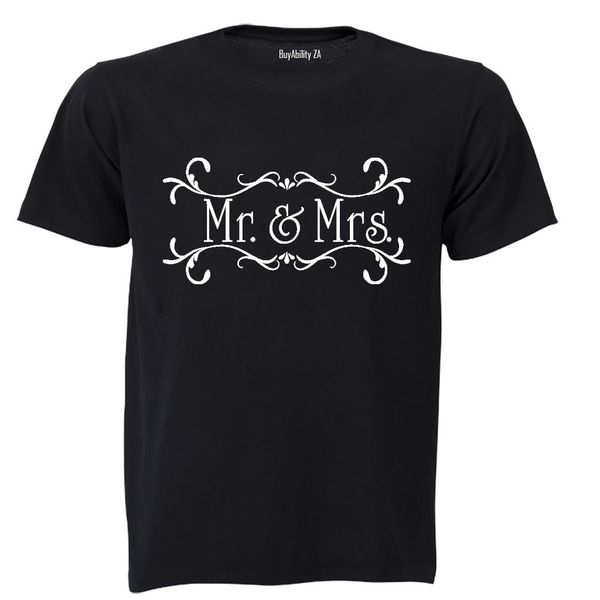 Mr &amp; Mrs - Mens T-Shirt - White