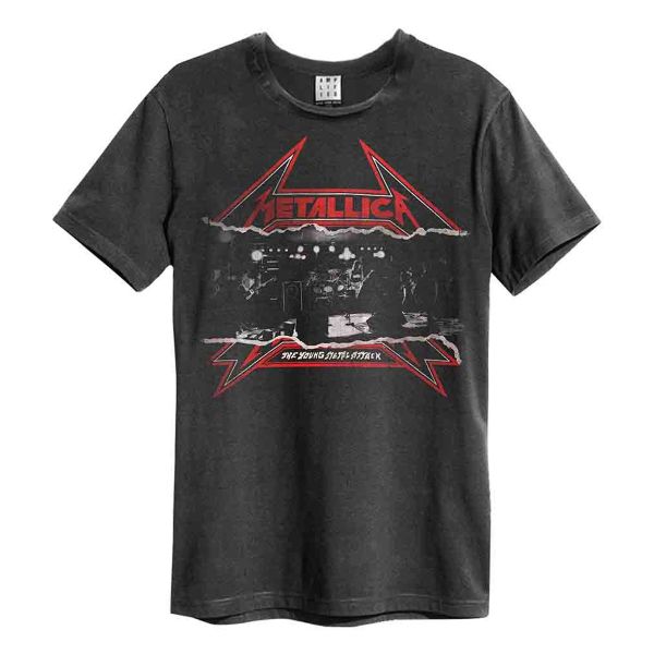 Metallica - Young Metal Attack Amplified Vintage Charcoal XX Large T Shirt