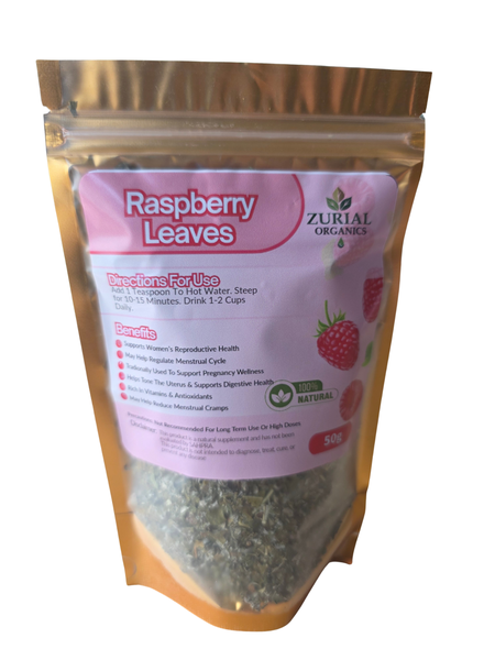 Zurial Organics Raspberry Leaves - 50g