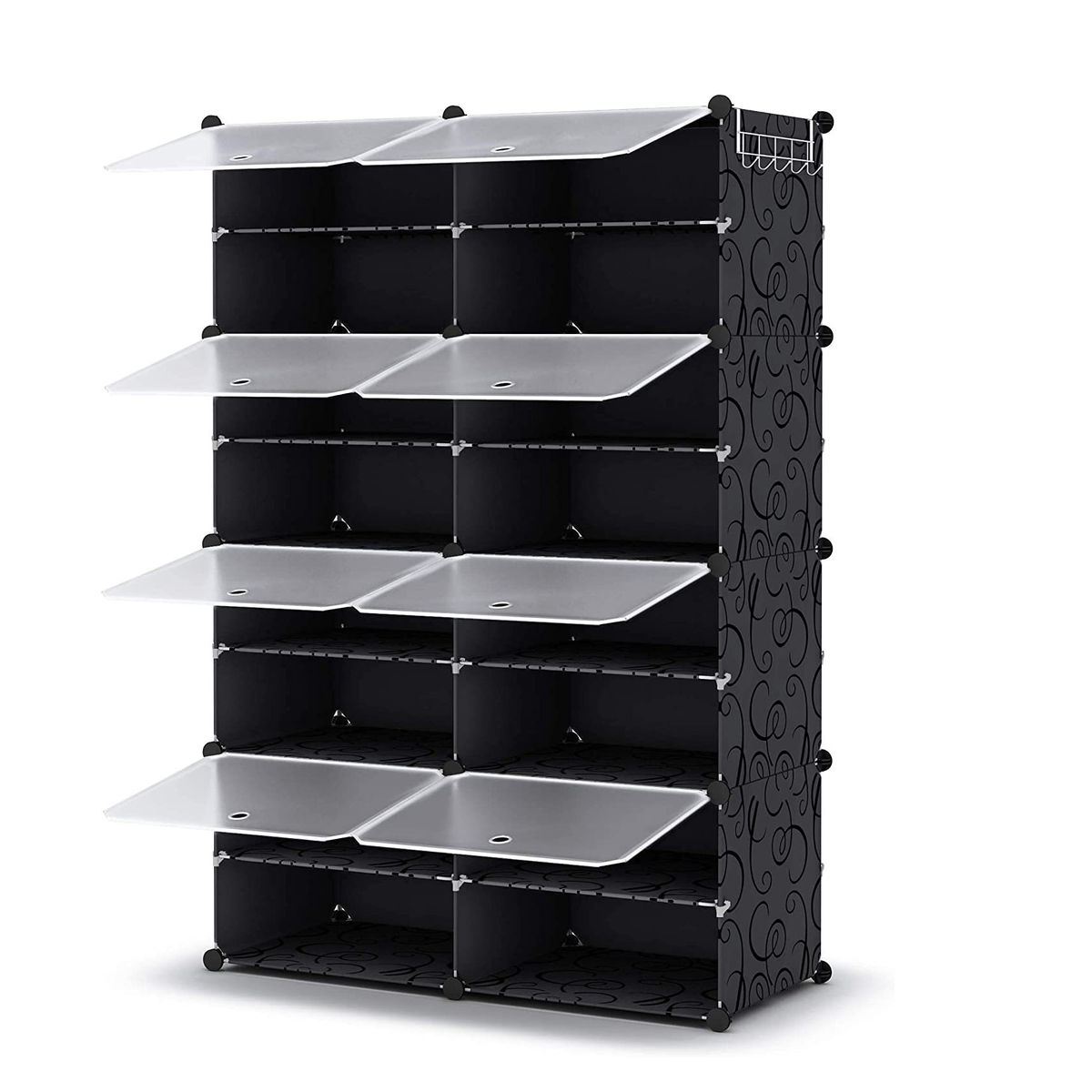 Shoe Storage 32 Pair Shoe Rack Organizer for Shoe with Door