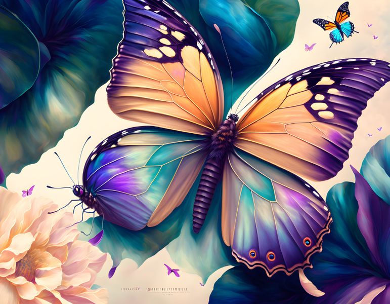 Purple Butterfly Artwork image