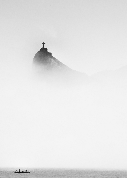 Wall Art Canvas - Cristo in the Mist