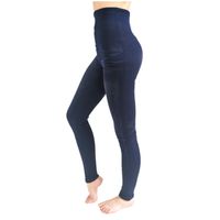 line CLOYA Women's Denim Print Fake Jeans Seamless Fleece Lined Leggings,  Full Length at  Women's Jeans store