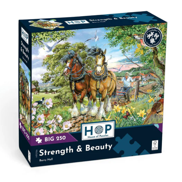House of Puzzles - Strength &amp; Beauty - XL Pieces - 250 Piece Jigsaw Puzzle