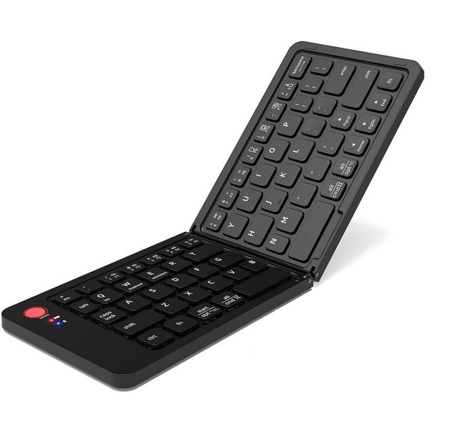 Mini Foldable Bluetooth Keyboard Compatible with iOS, Mac, Android, Windows