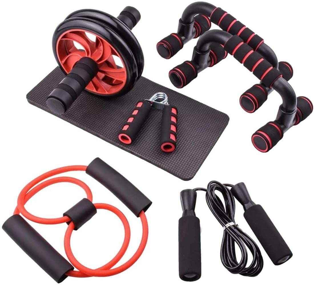 Abdominal wheel push-up combination set fitness muscle trainer