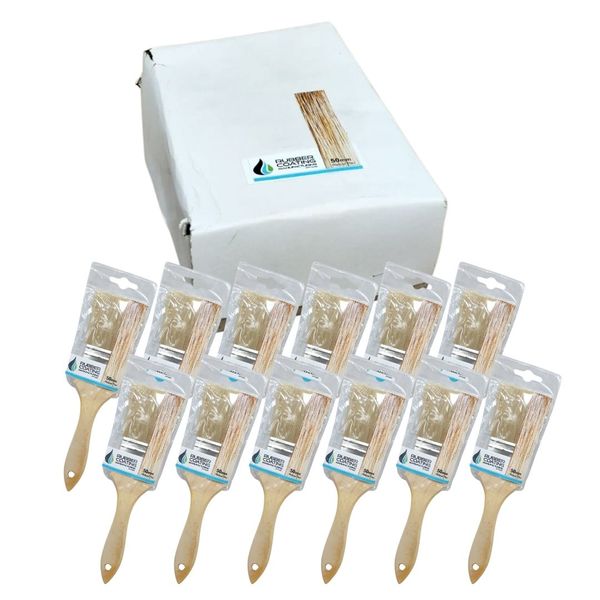 RCM Paint Brush 50mm ( 12 Pack )