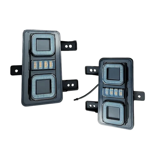 Motolab Front Bumper Lights Compatible w/ Jetour T2 (2025+) -Defender Style