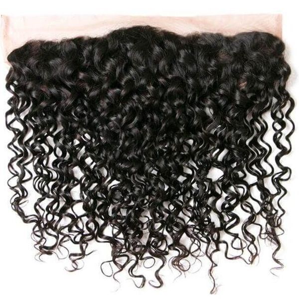Beau Diva 13x4 Water Wave Lace Frontal Closure 100% Brazilian Virgin Hair