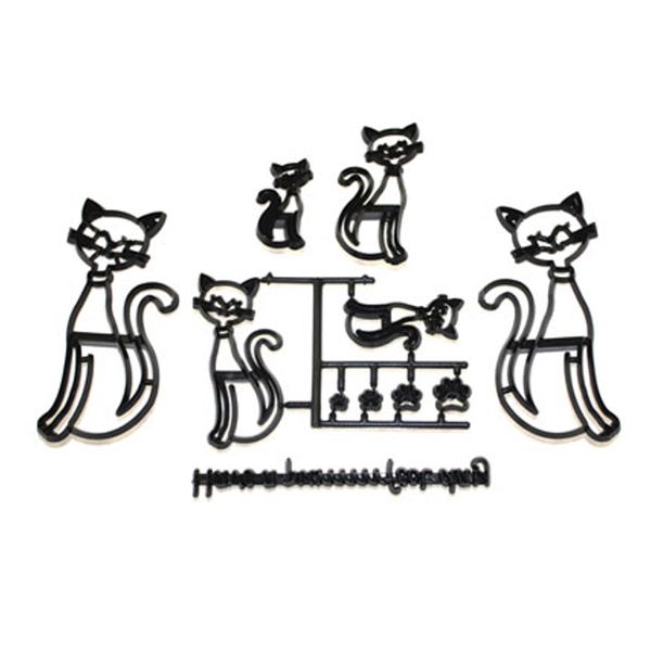 Patchwork Cutters CATS SET Sugarcraft Cake Decoration Mould Cutting Tool