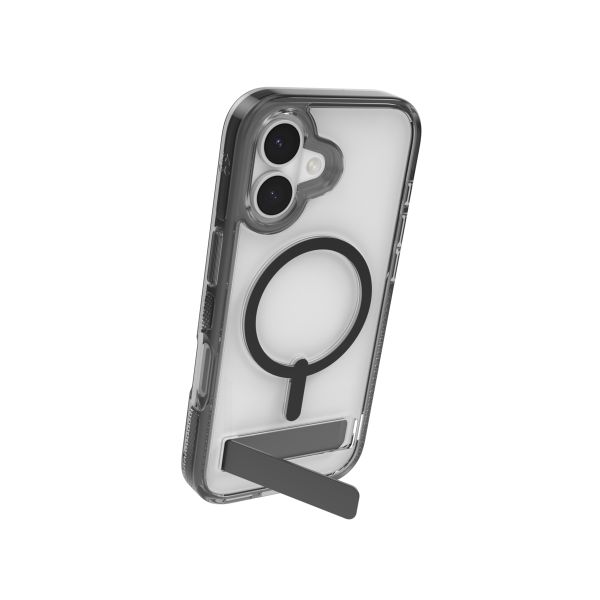 Zagg Santa Cruz Snap Kickstand Clear Case Compatible with iPhone 17