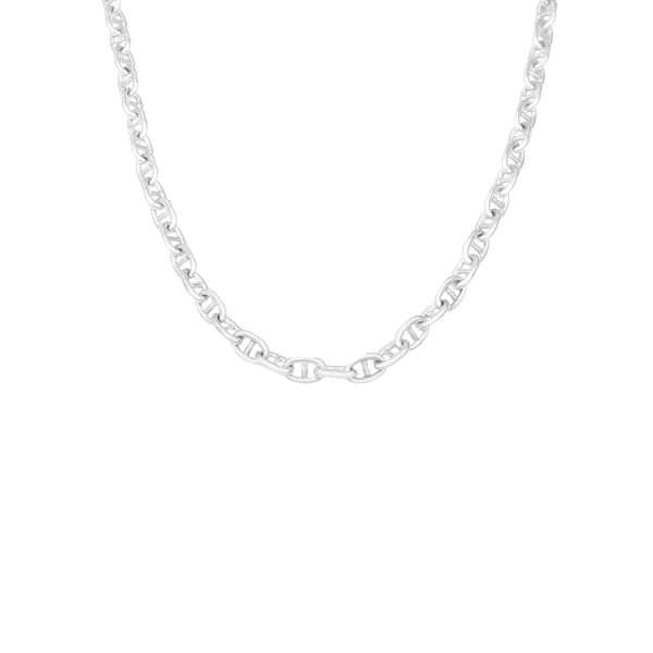 7mm X 450mm Gucci Link Silver Chain