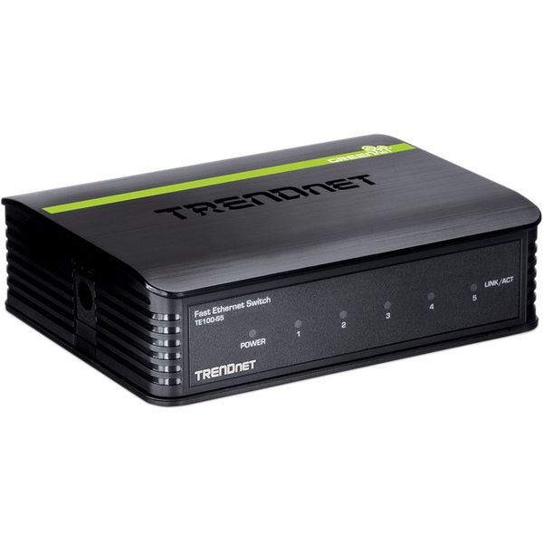 TrendNet 5 Port 10 100 Mbps Fast Ethernett Desktop Switch