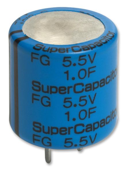 Kemet (FG0H224ZF) Supercapacitor, EDLC, 0.22 F, Radial Leaded, -20%