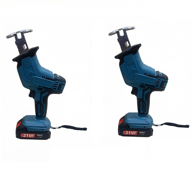 2Pack-21V Electric Cordless Reciprocating Saw for Wood and Metal Cutting