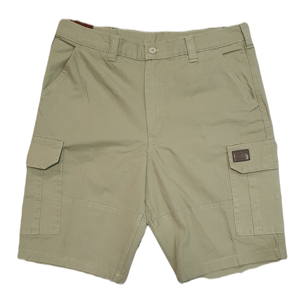 Sterling 21cm Fixed Waist Cargo Shorts Stone - Brown - 28 X 21 In ...
