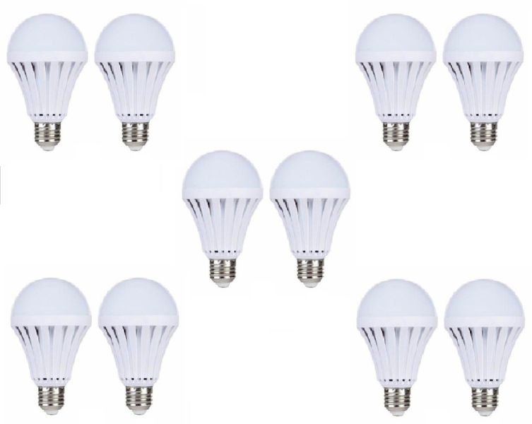 Rechargeable LED Light Bulb - 9w - 10 piece