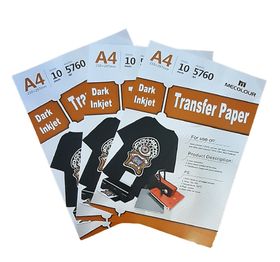 Inkjet heat transfer iron on paper Dark color fabric 12 X 17 A3