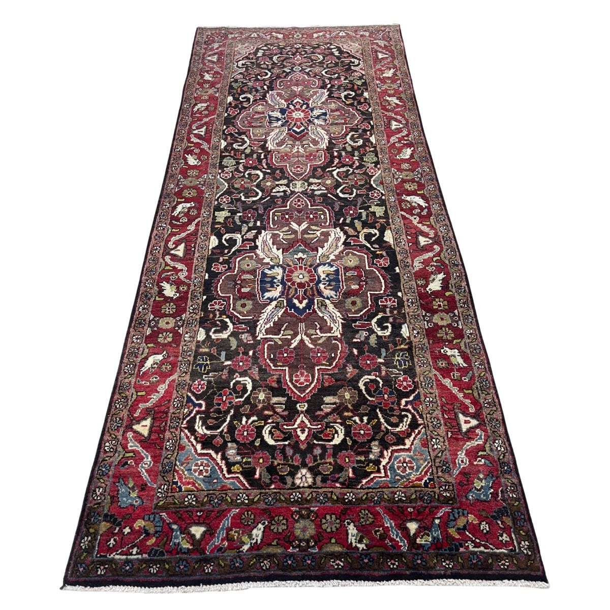 Handmade Persian Hamadan Runner Rug 318 x 122 cm Buy Online in South Africa
