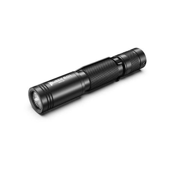 Wuben E01 flashlight, 100 Lumen, 40m throw, uses 1 x AAA battery