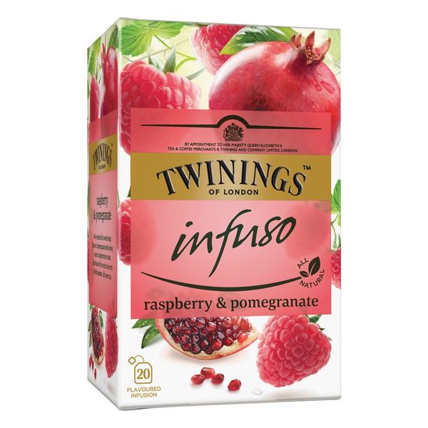 Twinings - Infuso Raspberry &amp; Pomegranate Teabags 20's