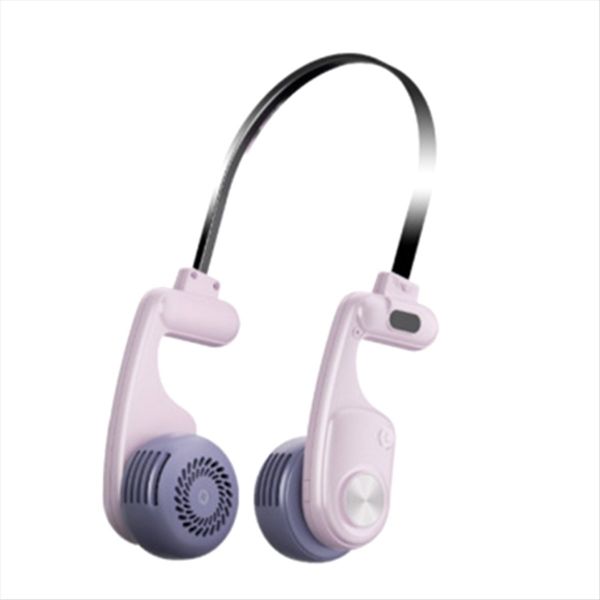 Portable Neck Fan 1600Mah Rechargeable Wearable Personal Fan White