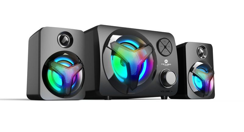 Mikuso SPK-F10 2.1CH 16W Bluetooth Subwoofer Desktop PC Speaker RGB